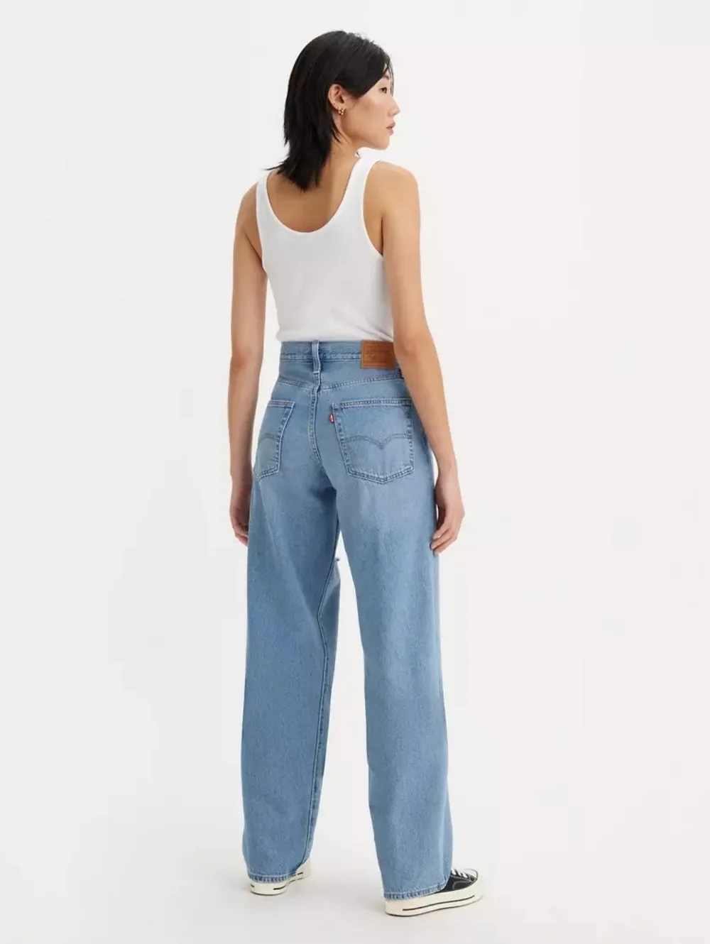 Levi's Baggy Dad Jeans 24W In The Middle (Medium Wash) - Picture 4 of 16